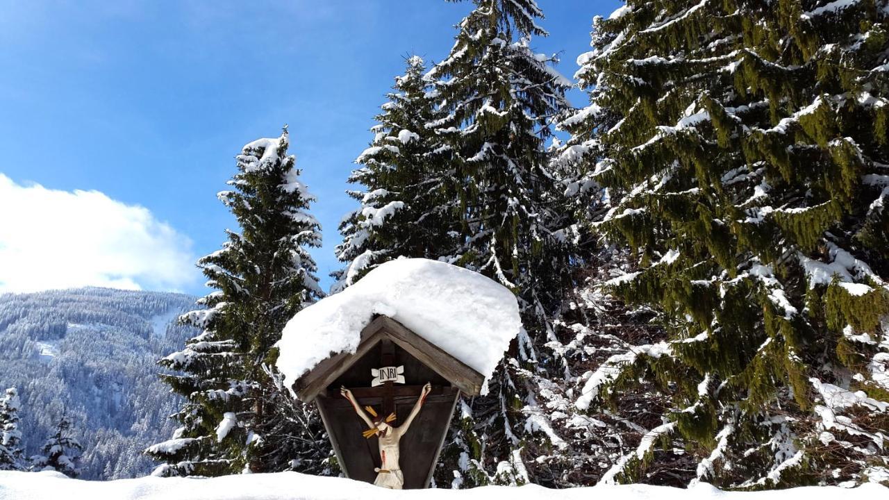 Gasthof Wacht Untertilliach Exteriör bild